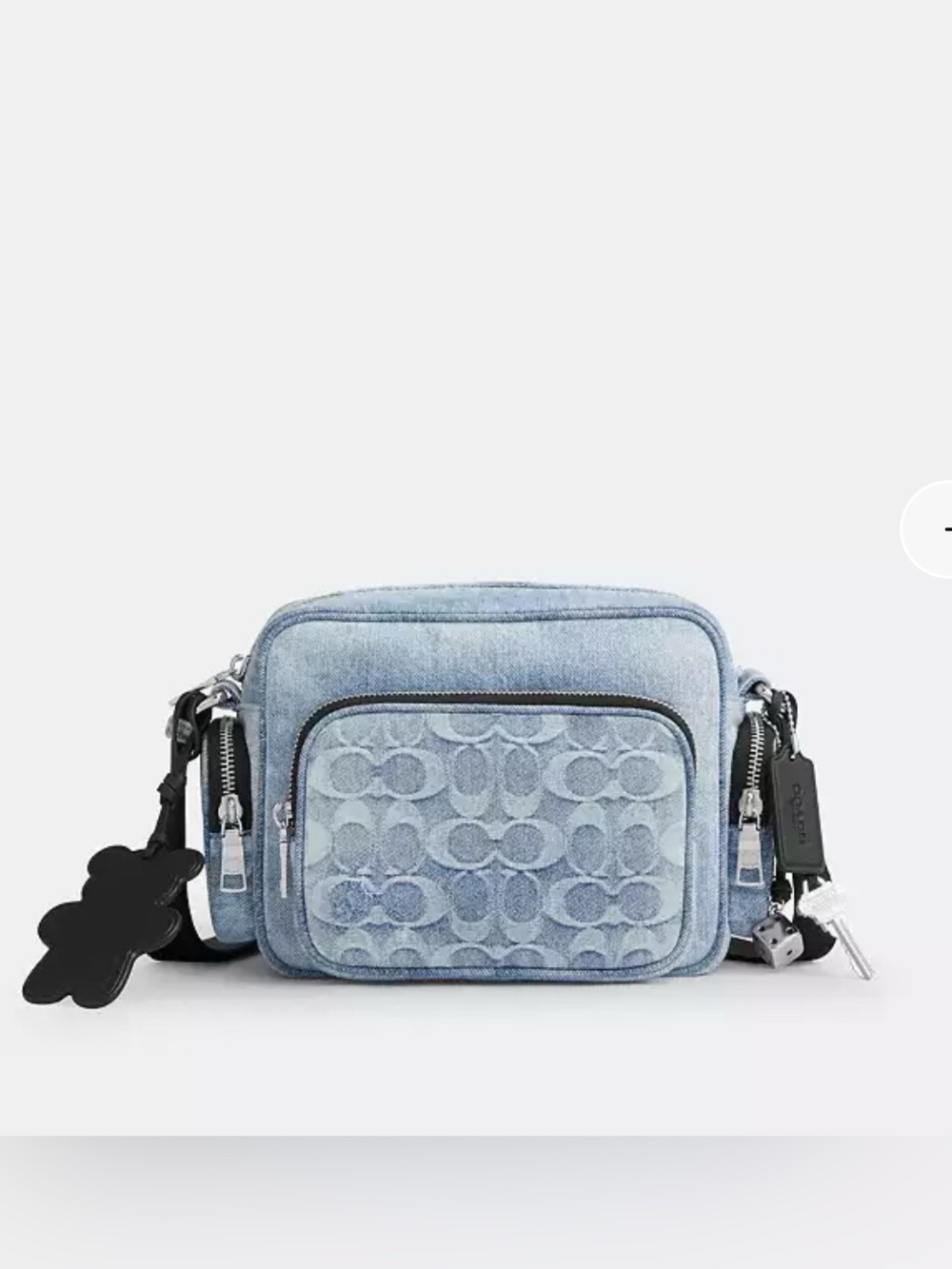 Coach Fletcher Crossbody Bag In Loved Signature Denim